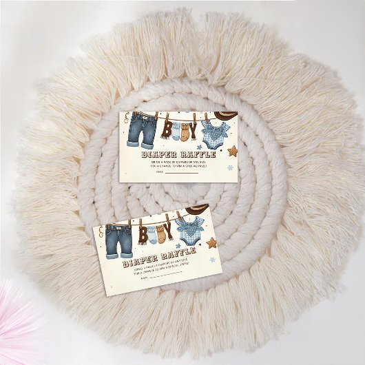 おむつラッフルチケットエンクロージャカード エンクロージャーカード