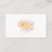 おむつラッフルチケットガールテディベアハニービー エンクロージャーカード (裏面)