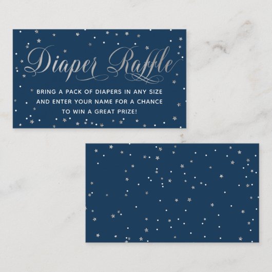 おむつラッフルチケットトゥインクルリトルスター エンクロージャーカード (正面/裏面)