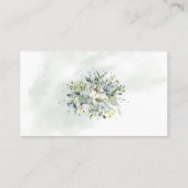 おむつラッフルチケットバブル緑のベビーシャワー プレイスカード (裏面)