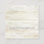 おむつラッフルチケットボホディア〔雄ジカの〕枝角赤面バラ スクエア名刺 (裏面)