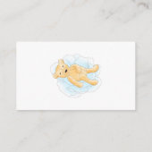 おむつラッフルチケットボーイテディベアハニービー エンクロージャーカード (裏面)