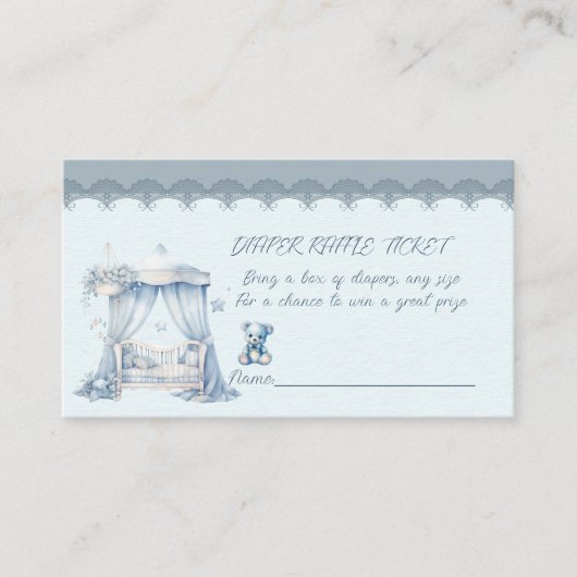 おむつラッフルチケット外装カード エンクロージャーカード (正面)