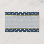 おむつラッフルチケット、ウッドランド鹿、ベビーシャワー エンクロージャーカード (裏面)