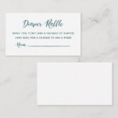 おむつラッフルチケット エンクロージャーカード (正面/裏面)