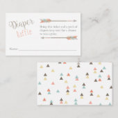 おむつラッフルチケット エンクロージャーカード (正面/裏面)