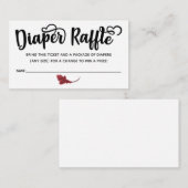 おむつラッフルチケット エンクロージャーカード (正面/裏面)
