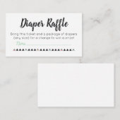 おむつラッフルチケット エンクロージャーカード (正面/裏面)
