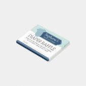 おむつラッフルチケット – ベビーシャワーゲームブルーボーイ ポストイット (アングル)