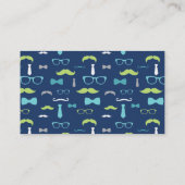 おむつラッフルチケット、ボウタイベビーシャワー 名刺 (裏面)