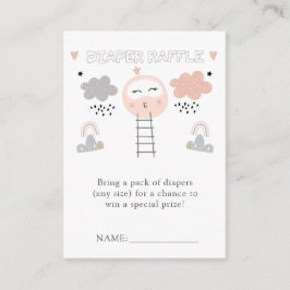 おむつラッフルチケット |月への道 エンクロージャーカード