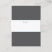 おむつラッフルチケット、紅茶パーティーベビーシャワー 名刺 (裏面)