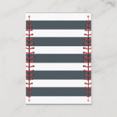 おむつラッフルチケット |野球のベビーシャワー エンクロージャーカード (裏面)