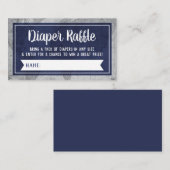 おむつラッフルチケット、飛行機 名刺 (正面/裏面)