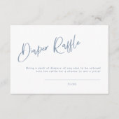 おむつラッフルデニム/ダスティブルーボヘミアン エンクロージャーカード (正面)