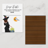 おむつラッフルハロウィンウィッチウォータカラー エンクロージャーカード (正面/裏面)