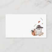 おむつラッフルハロウィンベビーシャワー囲いカード エンクロージャーカード (裏面)