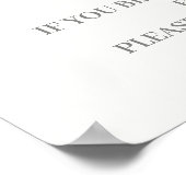 おむつラッフルバタフライサイン ポスター (角)