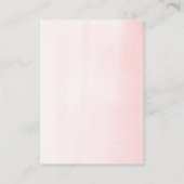 おむつラッフルパンパスグラスエキゾチック赤ちゃんシャワー 名刺 (裏面)