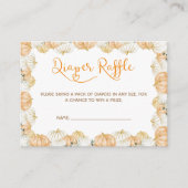 おむつラッフルパンプキン男女兼用フローラ エンクロージャーカード (正面)