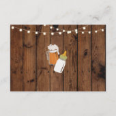 おむつラッフルビアベビーシャワーボーイブルーイング青 エンクロージャーカード (裏面)