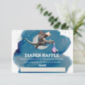 おむつラッフルピンクドラゴンシルバースター 招待状 (スタンド正面)