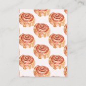 おむつラッフルブランチとベビーシャワーガール エンクロージャーカード (裏面)