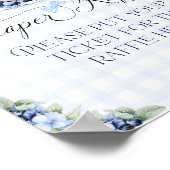 おむつラッフルブルーベリーパンケーキベビーブランチ ポスター (角)