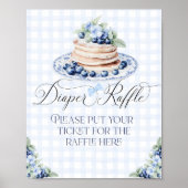 おむつラッフルブルーベリーパンケーキベビーブランチ ポスター (正面)