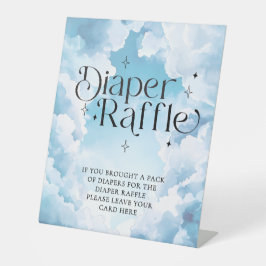 おむつラッフルヘブンが赤ちゃんシャワーを送信 台座サイン