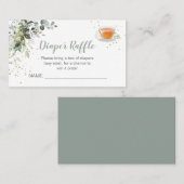 おむつラッフルベビーは醸造カード プレイスカード (正面/裏面)