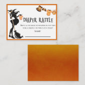 おむつラッフルベビーウィッチハロウィンエンクロージャカード エンクロージャーカード (正面/裏面)