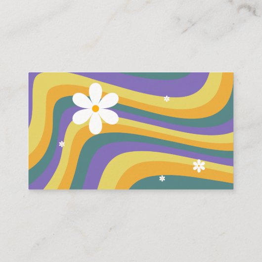 おむつラッフルベビーシャワーグルーヴィレトロ70s 80s エンクロージャーカード (裏面)