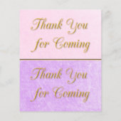 おむつラッフルベビーシャワーゲームピンクと紫 (裏面)