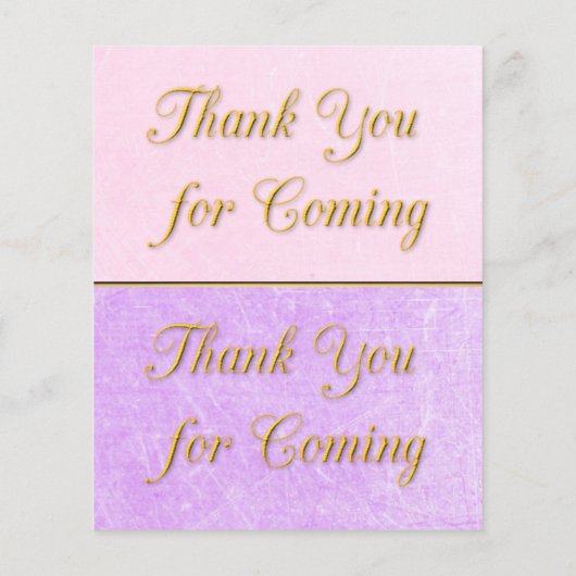 おむつラッフルベビーシャワーゲームピンクと紫 (裏面)