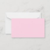 おむつラッフルベビーシャワーフラットノートカード ノートカード (裏面)