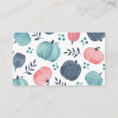 おむつラッフルベビーシャワーリトルカボチャ囲い エンクロージャーカード (裏面)