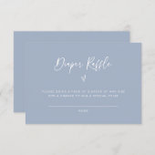 おむつラッフルベビーシャワー活動ゲームカードF201 セーブザデート (正面/裏面)