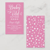 おむつラッフルベビー冷たいアウトサイドカード エンクロージャーカード