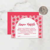 おむつラッフルベリースイーツベビーかわいいフラットノートカード ノートカード (正面/裏面インサイチュ)