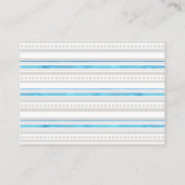 おむつラッフルホエールベビーシャワーリトルボーイブルー エンクロージャーカード (裏面)