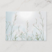 おむつラッフルボーイブルーフローラシャワー エンクロージャーカード (裏面)