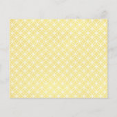 おむつラッフルミント&イエローベビーシャワーエントリーカード チラシ (裏面)