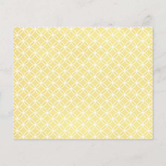 おむつラッフルミント&イエローベビーシャワーエントリーカード チラシ (裏面)