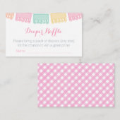 おむつラッフルメキシカンフィエスタパペルピカドバナー エンクロージャーカード (正面/裏面)