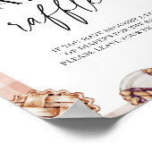 おむつラッフルリトルかわいこちゃんパイ赤ちゃんシャワーゲーム ポスター (角)