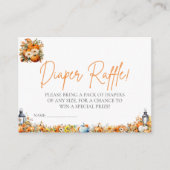 おむつラッフルリトルカボチャ秋秋 エンクロージャーカード (正面)