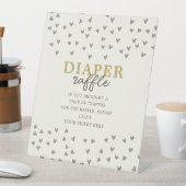 おむつラッフルリトルスウィートアートニュートラルハート 台座サイン (インサイチュ)