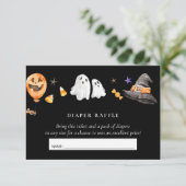 おむつラッフルリトルブーブブラック 招待状 (スタンド正面)