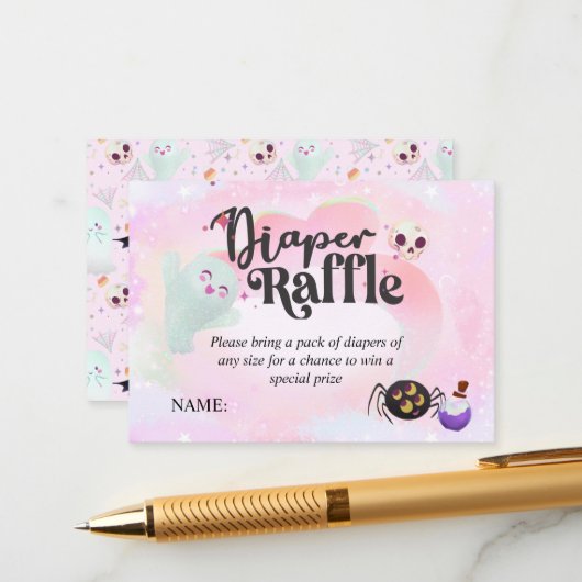 おむつラッフルリトルブー エンクロージャーカード (正面/裏面インサイチュ)